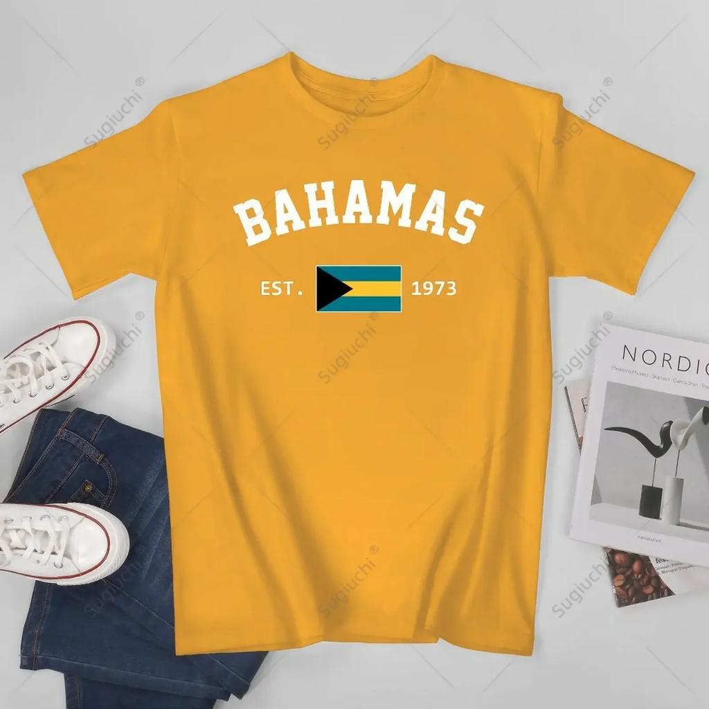 Unisex Unisex Bahamas EST1973 Independence Day Tshirt Tees T Shirts WoUnisex Boys 100 Cotton TShirt