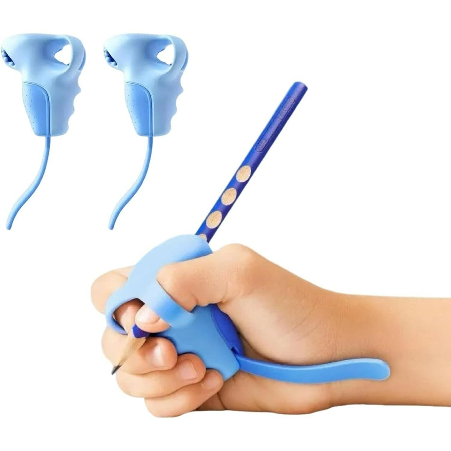 Pencil Grips For Handwriting,Ergonomic Pencil Grippers Holder,for Posture Correction,Training Writing,for Preschooler Kids Toddler Children Special 2PCS синий
