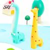 Cute Animal Dog Toy Latex Squeaky Giraffe Elephant Dogs Chew Teeth Cleaning for Aggressive Chewers Fetch Tug-of-War