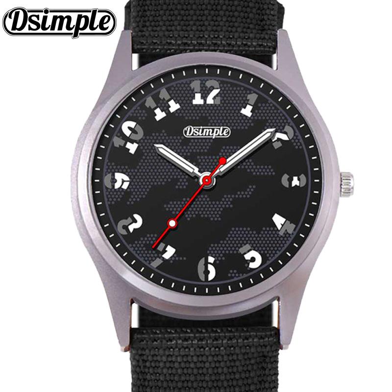 

New sports style men s watch nylon belt quartz watch Fashion casual men s watch military watch simple watch коричневий
