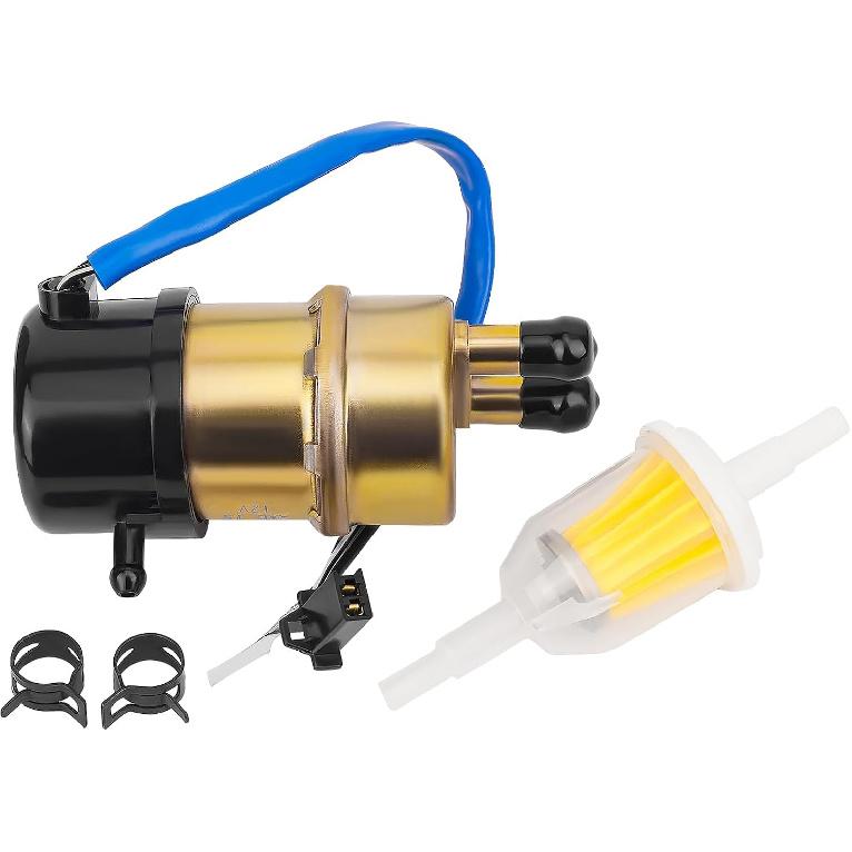 Road Passion 12v 55LPH Electric Fuel Pump for Honda Goldwing 1200 GL1200A 1984-1987/Honda V45 Magna VF750C 1982-1983/Honda V65 Magna VF1100C