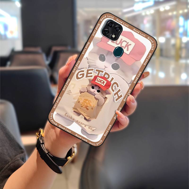 Back Cover Cartoon Phone Case For ZTE Blade 20 Couple TPU Durable Waterproof Anti-dust Shockproof Anti-knock Protective