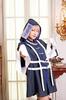 Clearstone Fangled Cosplay Halloween Jiangshi Hemd, Unisex, Blau