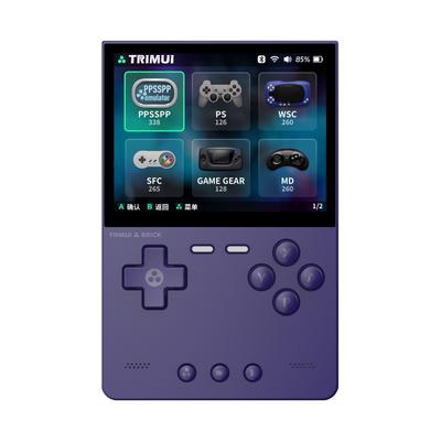 TRIMUI Brick Open Source Ruční Herní Konzole Přenosná Bezdrátová Bluetooth PSP HD Retro GBA Arkádový Herní Přehrávač 4.5" Displej Klasický