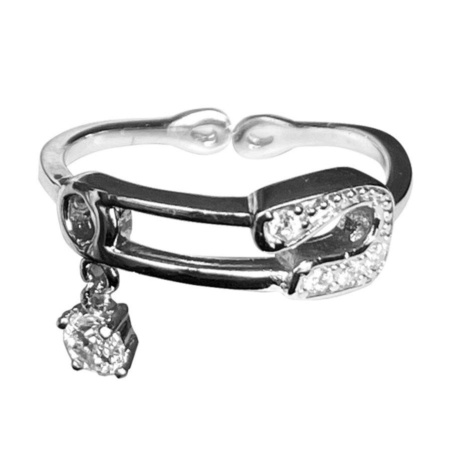 Japanese and Korean Fashionable and Personalized Index Finger Ring, Niche and Versatile, Sweet Pin Rings for Women