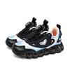 Children's leathery middle-aged and older children's 2025 casual sports shoes Girls' rotating buckle running shoes