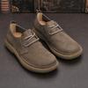 Heren Vintage Suède Casual Schoenen - Instappers met Zachte Rubberen Zool, Ademende Retro Luie Sneakers