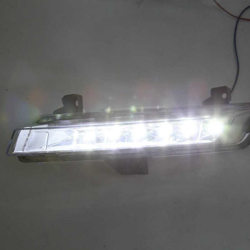 Front Bumper Lights For Renault Clio IV 4 2016- Car Fog Lights Daytime Running Lights Driving Lights 266051034R 266007864R