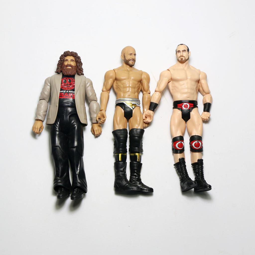 Non-Toxic New Arrival 16-18Cm High Classic Toy Occupation Wrestling Gladiators Wrestler Man Woman Action Figure Toys Multiple Styles 5.0