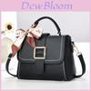 Pu Small Bucket Bag With Colorblock Design And Zipper Closure For Daily Use