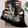 Retro Fishing Style Customize Your Name Blanket Used For Chair Office Sofa Bed Camping Soft And Warm Giving Friends And Relatives Birthday Graduation