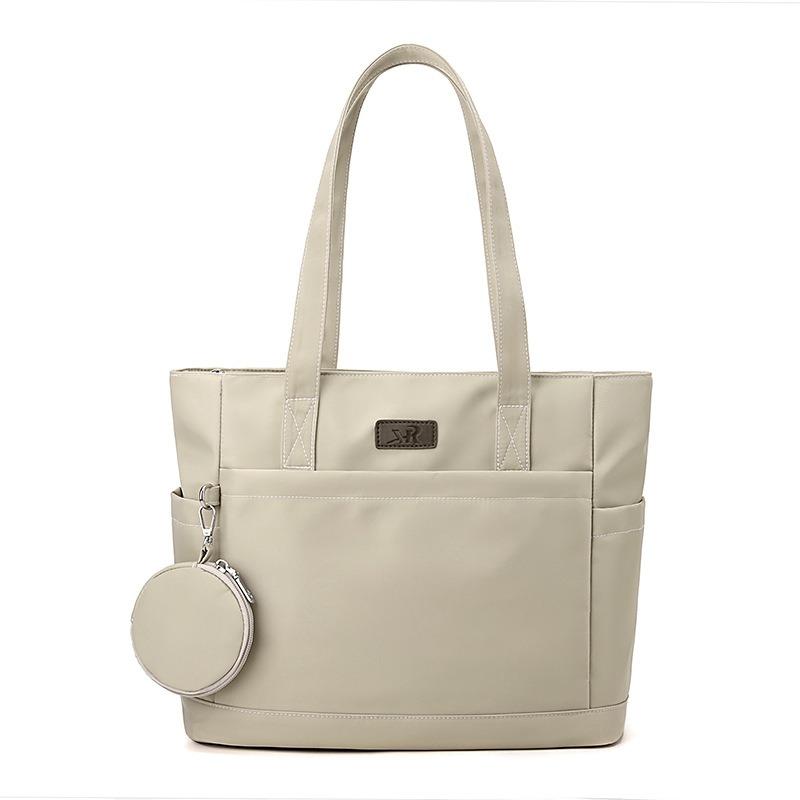 Summer New Fashion Simple Women's Large Bag Large Capacity Go Out Convenient Shoulder Bag Texture Tote Bag