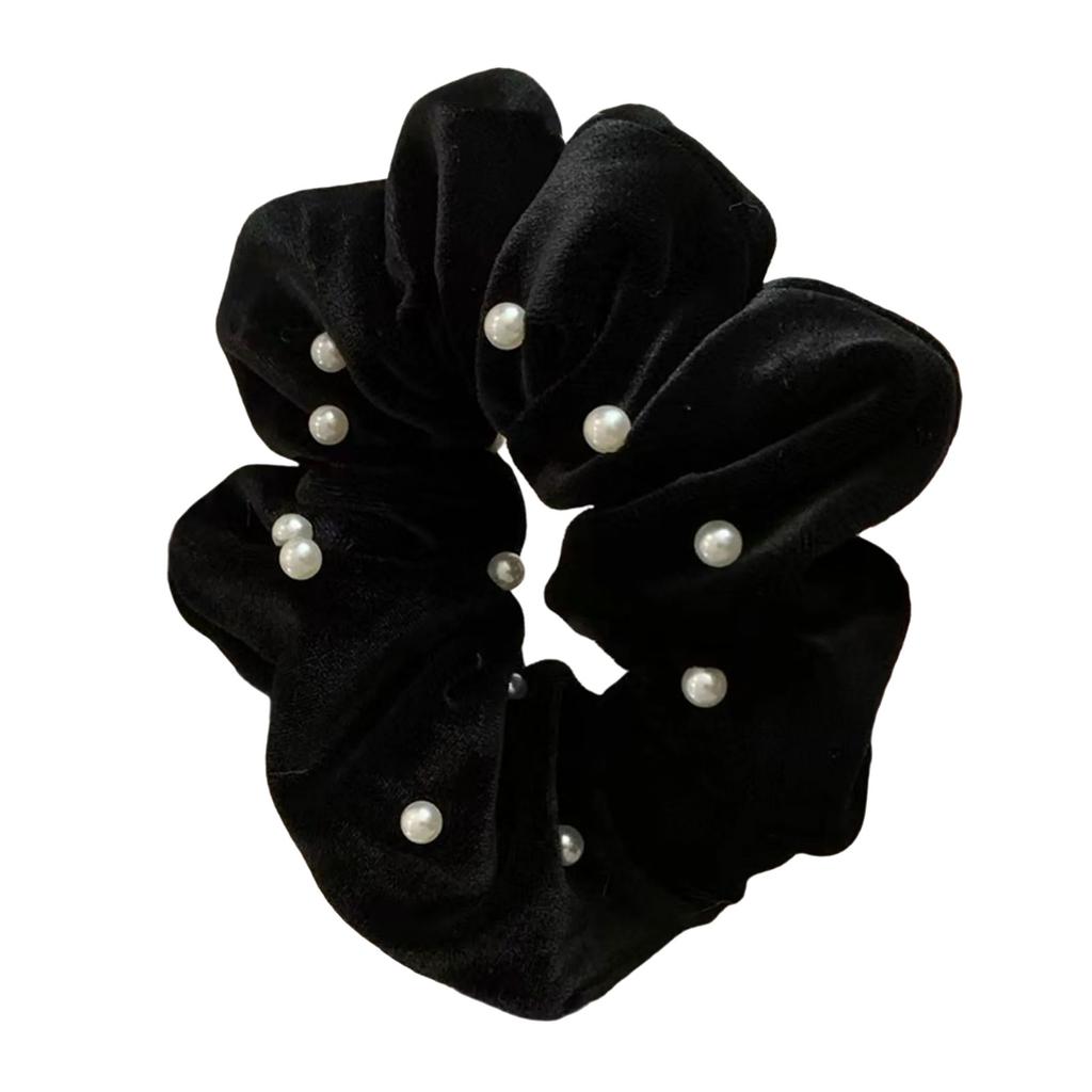 Elegant Faux Faux Pearls Hair Band Elastic Scrunchies Stylish Hair Tie For Women Girls Party Event Fashion Accessories Gift