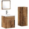 Bathroom Furniture Set 3 pcs Reclaimed Wood 41 x 38.5 x 46 cm