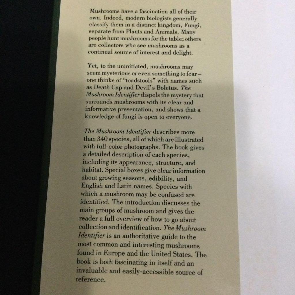 [USED] Mushrooms North America Europe Illustrated Books Foreign Books Mushroom