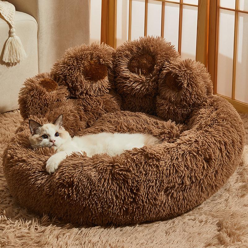 Fluffig Hundsäng Stor Husdjursprodukter Hundsängar Liten Soffa Korgar Husdjur Kennel Mat Valp Katter Tillbehör Korg Filt Tillbehör