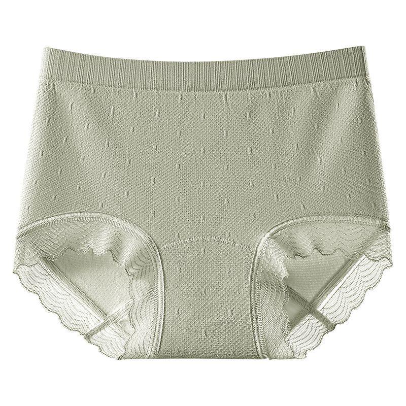 Women's Spring and Autumn Jacquard 10A Bacteriostatic Extended Crotch Lift Hip Abdominal Waist Triangle Briefs