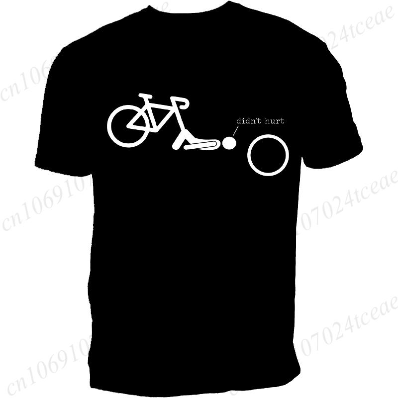 

Cycling Didn t Hurt Cyclist Bike Bicycle Humorous Gift Birthday T Shirt Summer Men Women s T Shirt Tee Clothing Fashion Clothes S разноцветный