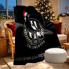 Football Club Print Blanket - Soft & Comfortable, for Bedroom, Travel, Sofa, Home Decoration - Birthday Christmas Gift for Friend