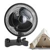Swivelling Grow Tent Clip Fan Powerful Oscillating Ventilation for Hydroponics Circulation Cooling For Hydroponics Greenhouses