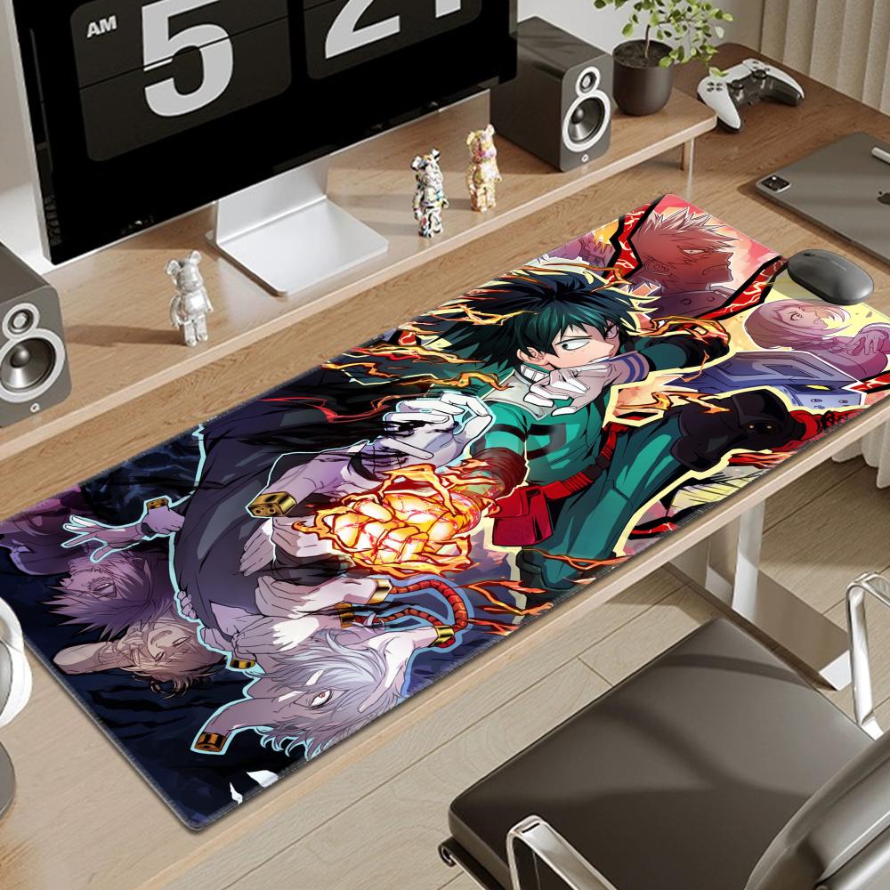 Tappetino Mouse Academia Deku Anime My Hero Gaming XL Nuovo Personalizzato Grande Mousepad XXL Tappetino Mouse Ufficio Antiscivolo Tappeto Mouse Pad