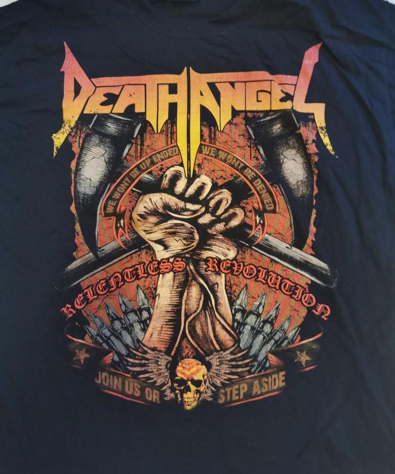 Vtg Kapela Death Angel Heavy Bavlna Černá Všechny Velikosti Unisex Tričko MM681 Unisex Tričko