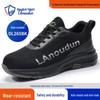 Blue Gull Shield Men's Low-Top Safety Shoes – Lightweight, Anti-Smash, Anti-Puncture, Wear-Resistant, Durable Work Footwear