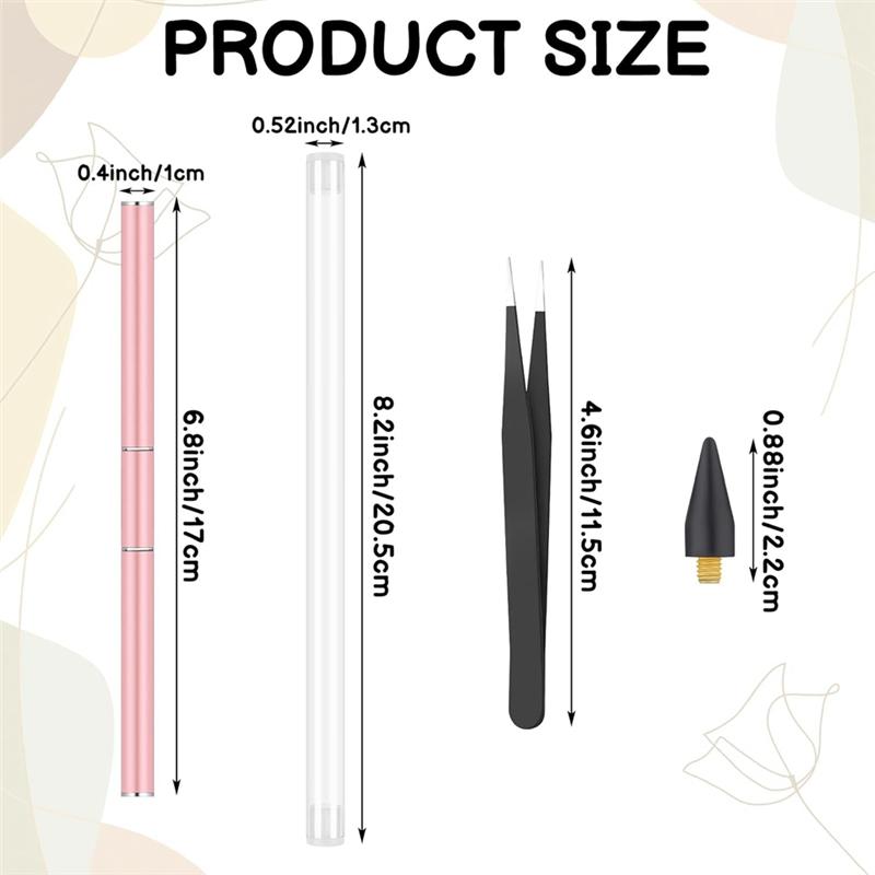 M-Modern-5 Pcs Rhinestone Picker Tool, Rhinestone Applicator Tool, Wax Pencil For Rhinestones Wax Pen For Rhinestones Gem Picker