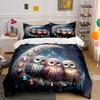 "Gem-adorned Lunar Owls" Bedding Sets Duvet Covers Pillowcases(1* Duvet Cover 2* Pillowcases Without Duvet Insert)