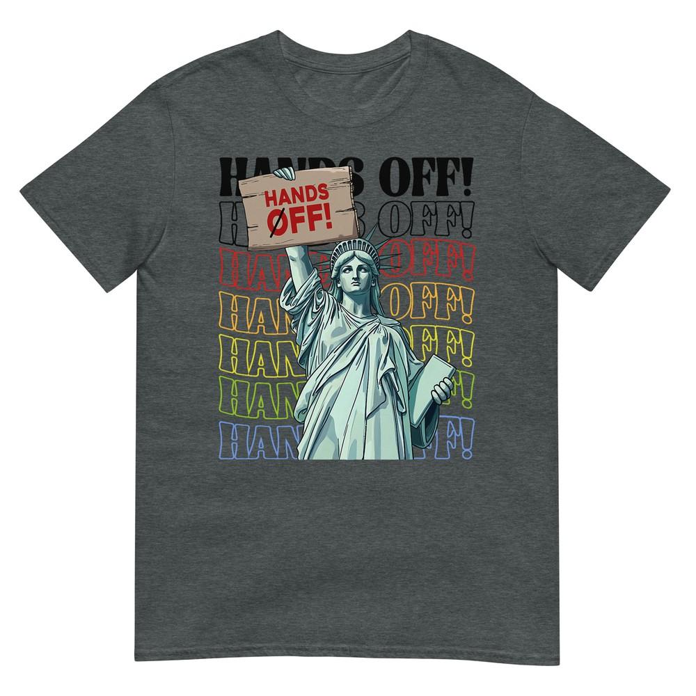 Resist Hands Off Vintage We The People American Flag Protest TShirt
