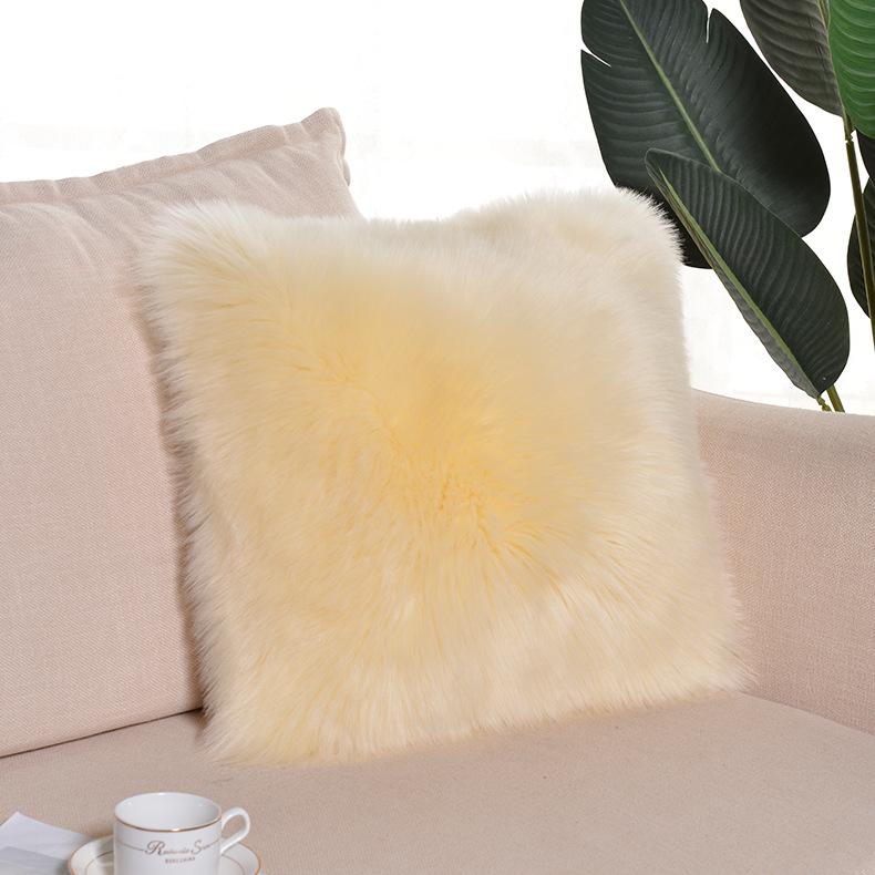 2pcs Luxury Faux Fur RV Cushion Cover Perfect for Motorhome & Travel Trailer Living Room Decor Durable Construction, Decorative Covers