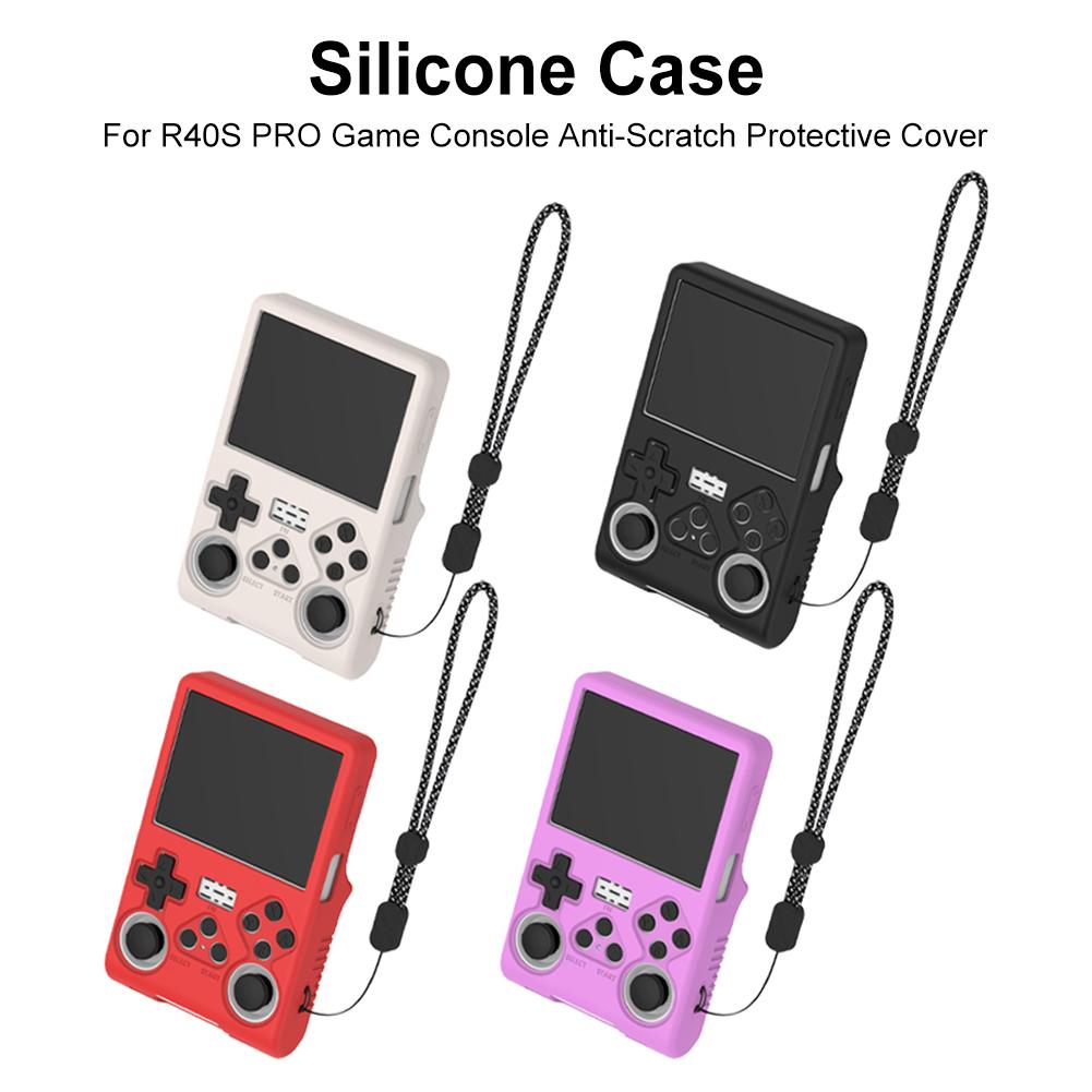 Silicone Case for R40S PRO Game Console Silicone Protective Case Anti Drop Soft Skin Case Cover Protector Cover Game Accessories