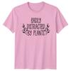 Easily Distracted By Plants TShirt Garden Hobby Tee Funny