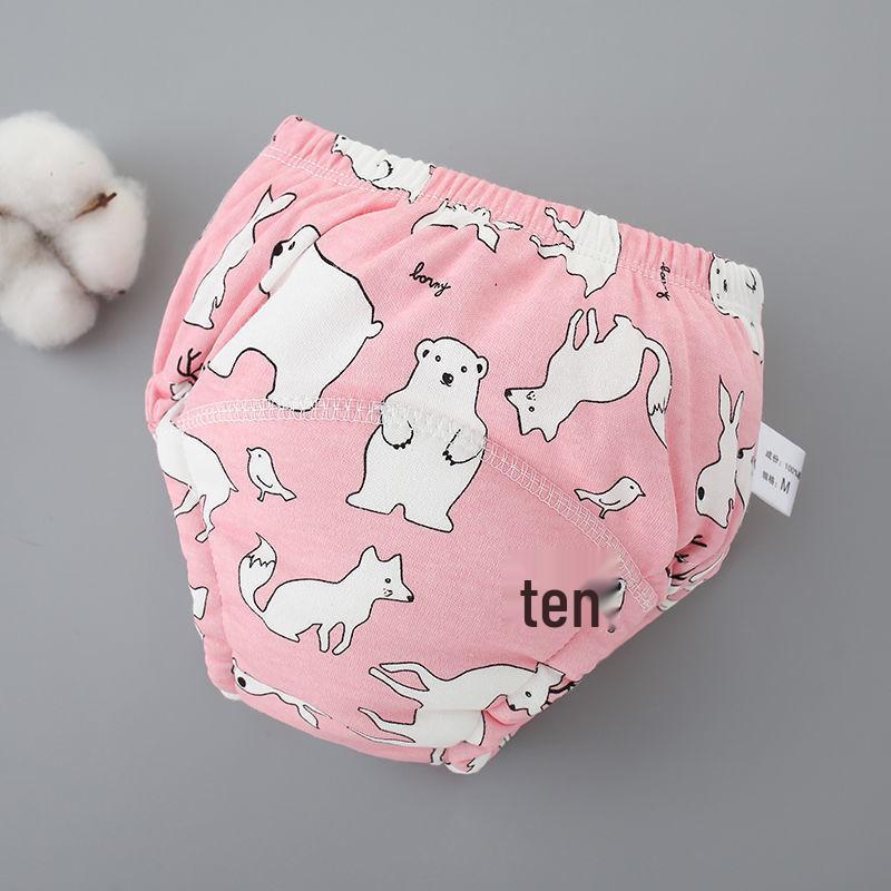 Breathable 6-Layer Cotton Baby Training Pants / Washable Cloth Diapers for Newborns