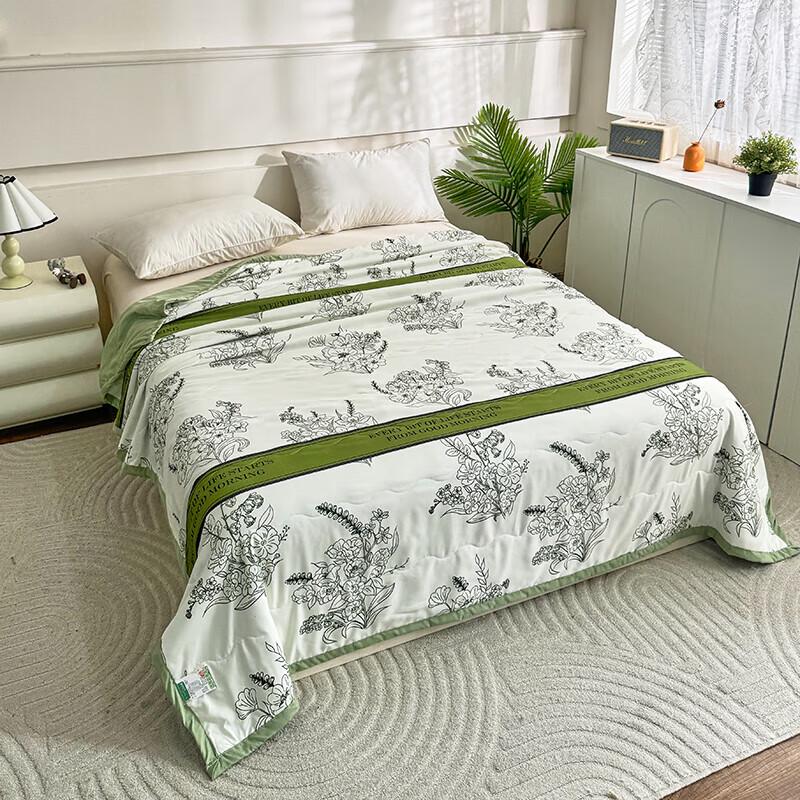 HLLTON MEIJU Cloud Soft Washed Cotton Summer Quilt
