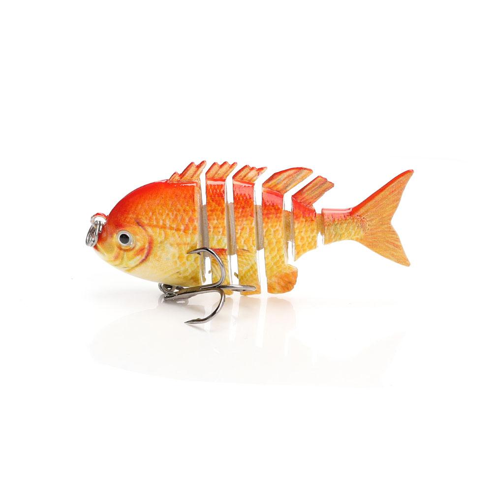 Mini Multi Jointed Fishing Lure 60mm 4g Topwater Hard Bait Wobblers Lifelike Swimbait Crankbaits Fishing Trout Lures