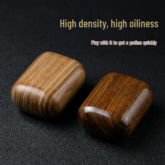 Lightning-Struck Jujube Wood Handcraft – Stress-Relief Wooden Carving with Natural Wood Handle