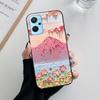 Voor OPPO Realme 9i Hoesje Mode Panda Bloemen Zacht Siliconen Achterhoezen voor Realme9i 4G Realme9 i Cover RMX3491 etui Fundas tas