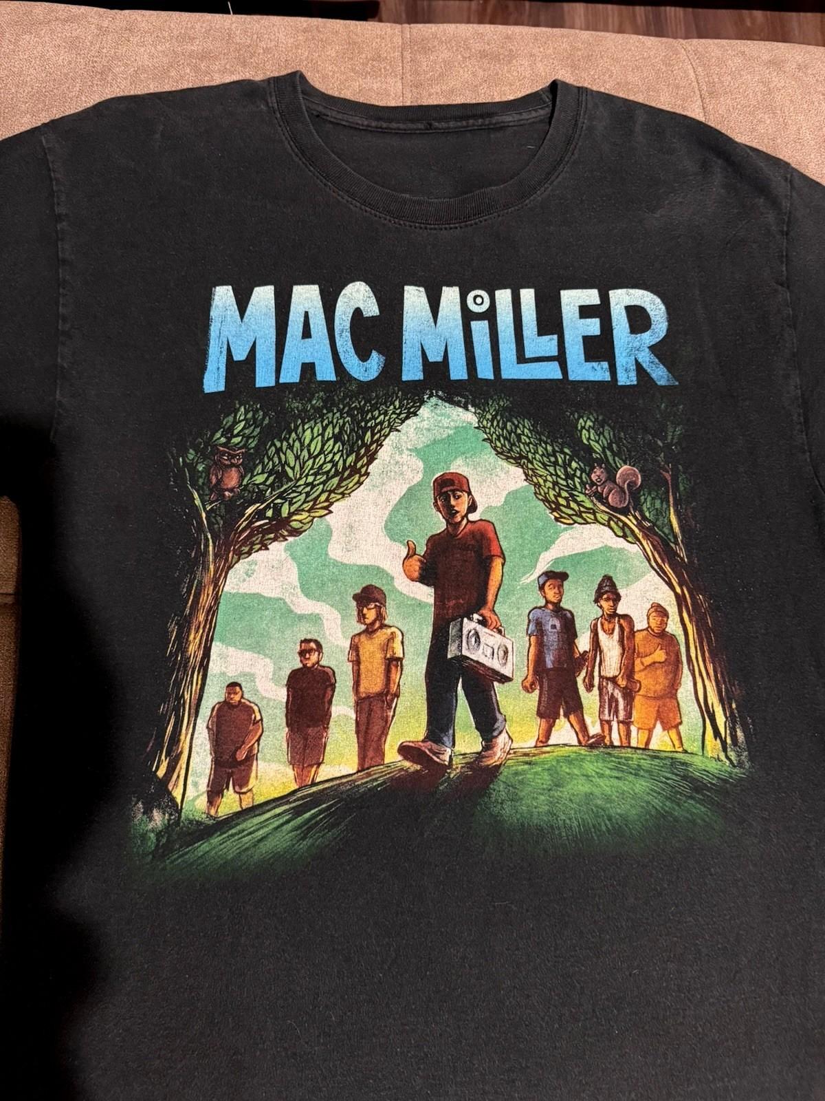 Vintage Mac Miller Rapper American Rap HipHop Shirt YH222 XXXXL