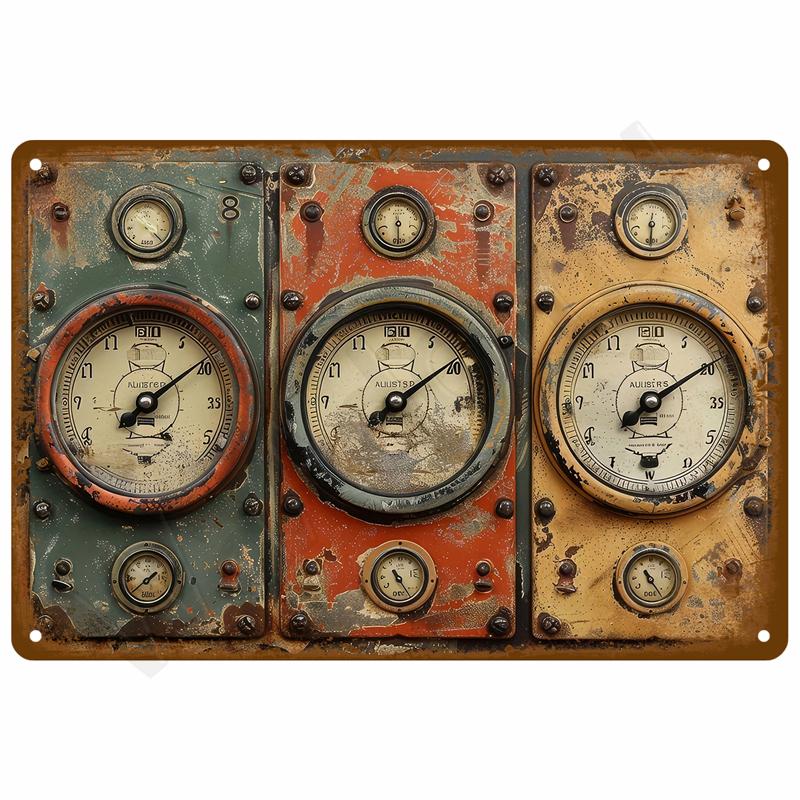 Retro Metal Sign Wall Art Mural Aesthetic Room Home Decor Items Poster Vintage Metal Plate Garage Decoration Tin Sign Plates Bar