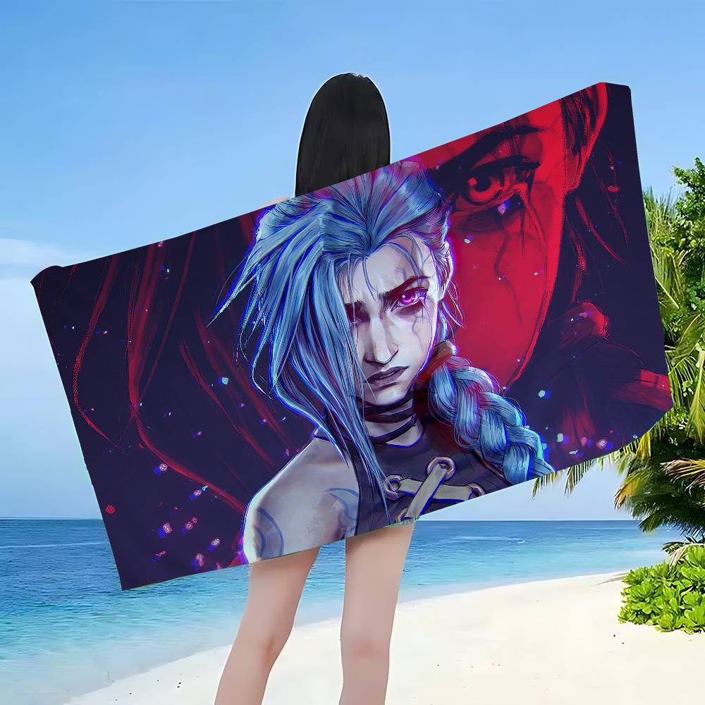 Game J-Jinxs Microfiber Beach Towel Absorbent Quick Dry Soft Yoga Swimming Resort Mountain Climbing Towel