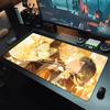 Gaming Mouse Pad Large Desk Mat Antislip Base Stitched Edges RedHaired Anime Warrior Print for Gaming  Office Desk Use
