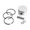 Air Compressor Piston+Piston Rings Parts Air Pump Accessories 42/47/48/51/65mm