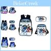 Astro Bot Space Robot Kids School Backpack Set With Cartoon Print For Elementary Students