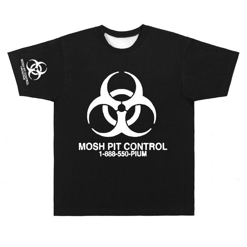 Футболка Homixide Gang Mosh Pit Control Футболка Мерч Playboi Carti Opium Мужская Женская Хип-Хоп Оверсайз ГЕТТО Футболка S