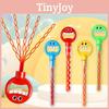 Colorful Five Claws Bubble Wand Toy With 32 Holes And Smiley Face Design