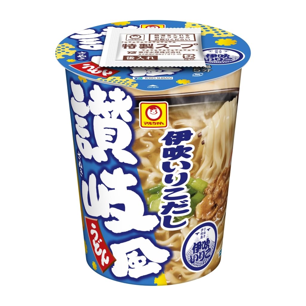 

Vertical Big Ibuki Dried Dried Sardine Dashi Sanuki Style Udon Noodles 92g x 12 packs
