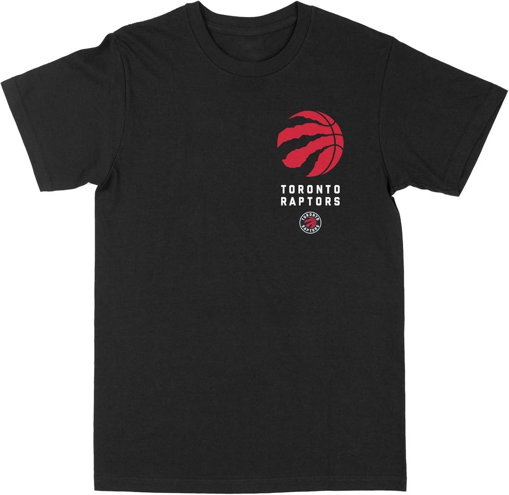 Philcos Herren T-Shirt NBA Toronto Raptors Schwarzes Tee Premium Blanks(1)