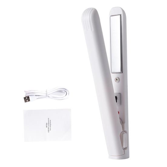 Портативний USB-випрямляч для волосся Швидкий нагрів Електрична плойка Пряме кучеряве волосся Чубчик Міні-паличка для завивки Дорожній жіночий інструмент для укладання волосся