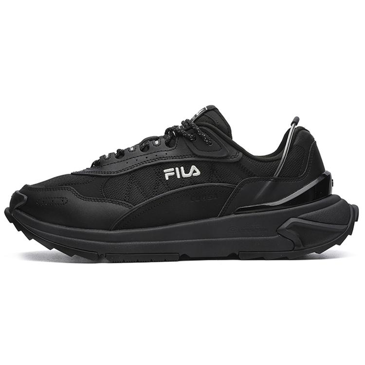 FILA Fashion Sneakers Low top Running Shoes Men s Black F12M144161FBK 39